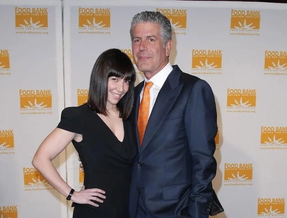 Anthony Bourdain and his second wife Ottavia Busia